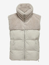 ONLY Gilet trapuntato beige da donna ONLY Wanja