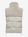 ONLY Gilet trapuntato beige da donna ONLY Wanja