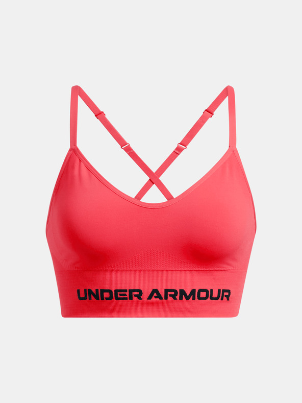 Under Armour Reggiseno basso senza cuciture Under Armour Donna Vanish-RED