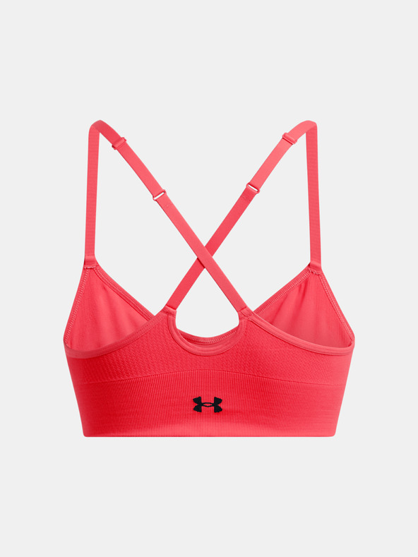 Under Armour Reggiseno basso senza cuciture Under Armour Donna Vanish-RED
