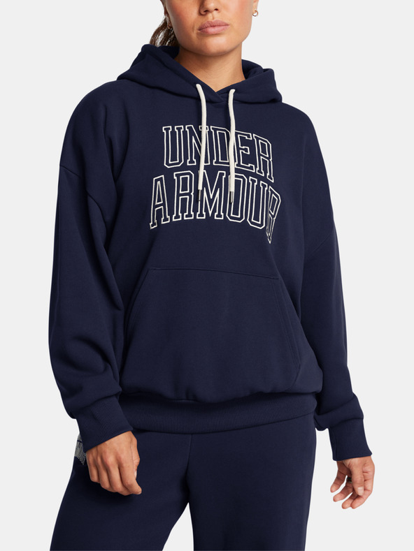 Under Armour Felpa Under Armour UA Icon HWT Terry OS Donna Hdy-BLU