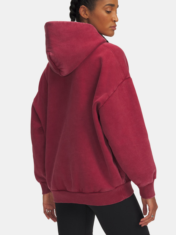 Under Armour Felpa Under Armour UA Icon HWT Flc OS Donna Hdy-RED