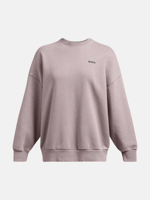 Under Armour Felpa Under Armour UA Icon HWT Flc OS Crew-GRY da donna