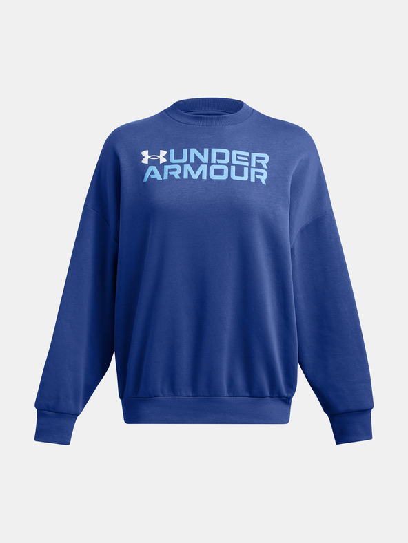 Under Armour Felpa da donna Under Armour Rival Fleece WordmarkOS-BLU