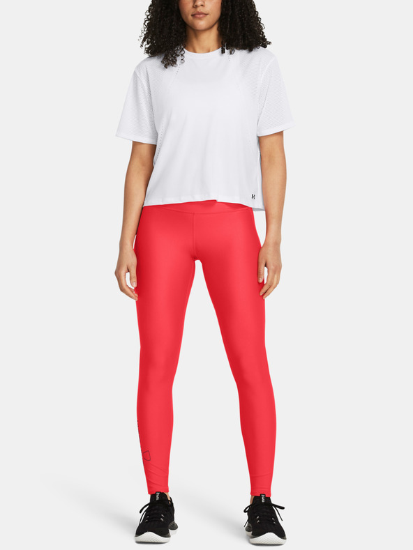 Under Armour Under Armour Donna Tech Branded Legging-RED