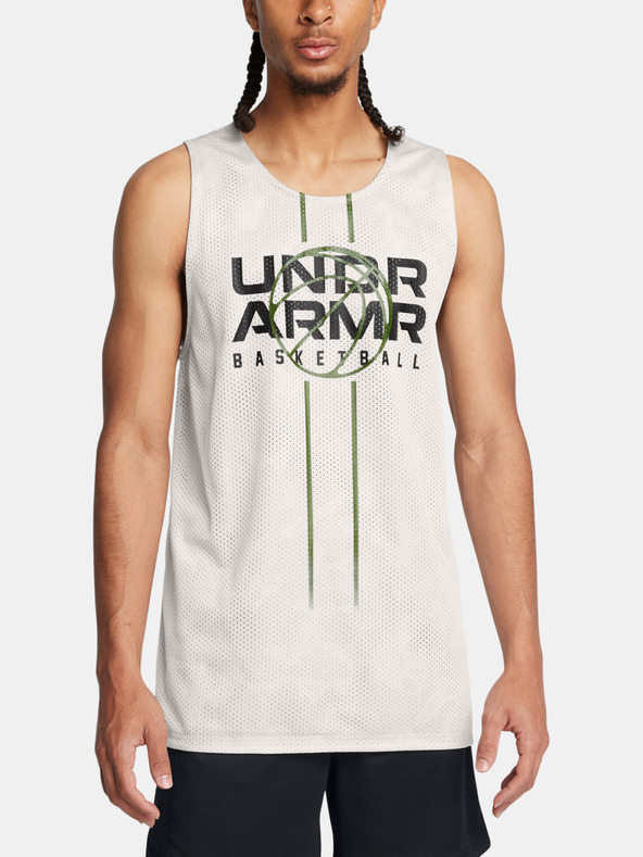 Under Armour Under Armour UA Zone Canotta reversibile Jsy-GRN Uomo