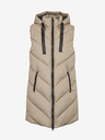 Jacqueline de Yong Gilet trapuntato beige da donna JDY Skylar