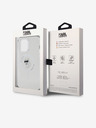 Karl Lagerfeld Karl Lagerfeld IML Choupette MagSafe Back Cover per iPhone 15 Pro Max Trasparente