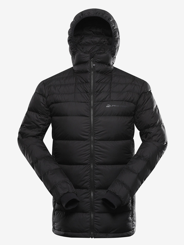 ALPINE PRO Piumino invernale da uomo con dwr ALPINE PRO ROGIT nero