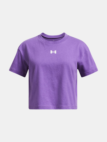 Under Armour Maglietta Under Armour UA CROP SPORTSTYLE LOGO SS-PPL Bambina