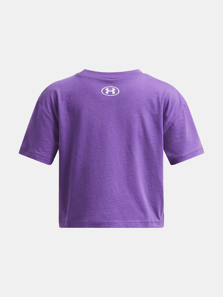 Under Armour Maglietta Under Armour UA CROP SPORTSTYLE LOGO SS-PPL Bambina