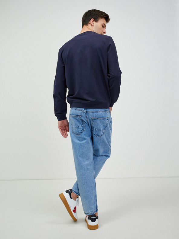 Guess Camicia a maniche lunghe Guess Audley blu scuro da uomo