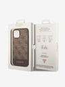 Guess Guess PU 4G Cover posteriore a righe per iPhone 14 Brown