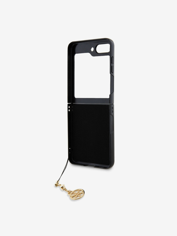 Guess Custodia posteriore con charm 4G di Guess per Samsung Galaxy Z Flip 5 marrone