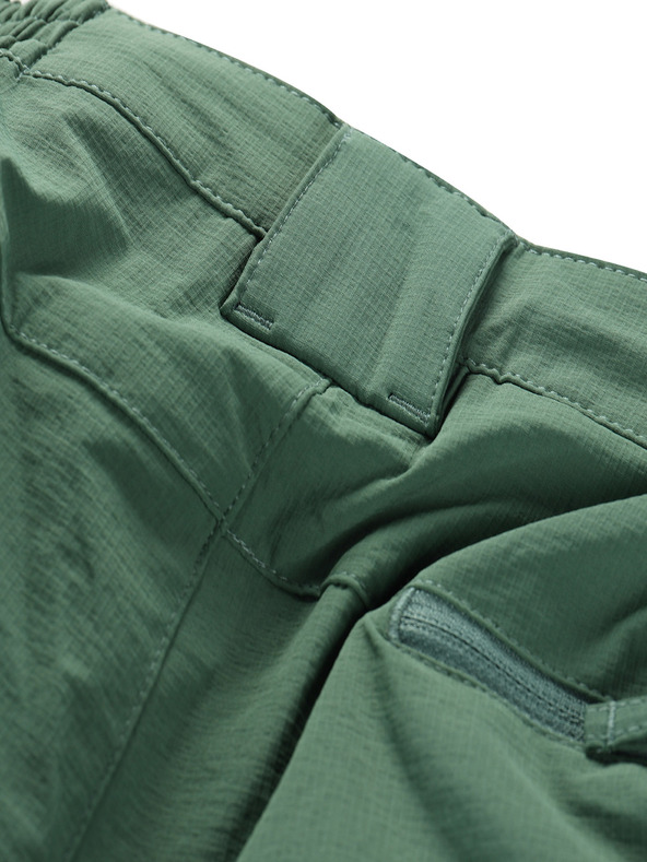 ALPINE PRO Pantaloni da uomo con impermeabilizzazione e gambe staccabili. ALPINE PRO NESC verde