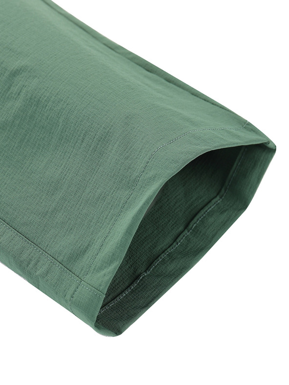 ALPINE PRO Pantaloni da uomo con impermeabilizzazione e gambe staccabili. ALPINE PRO NESC verde