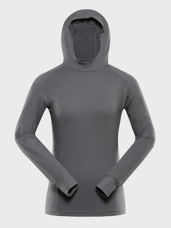 ALPINE PRO Alpine Pro Izara Grigio Felpa da donna ad asciugatura rapida con cappuccio