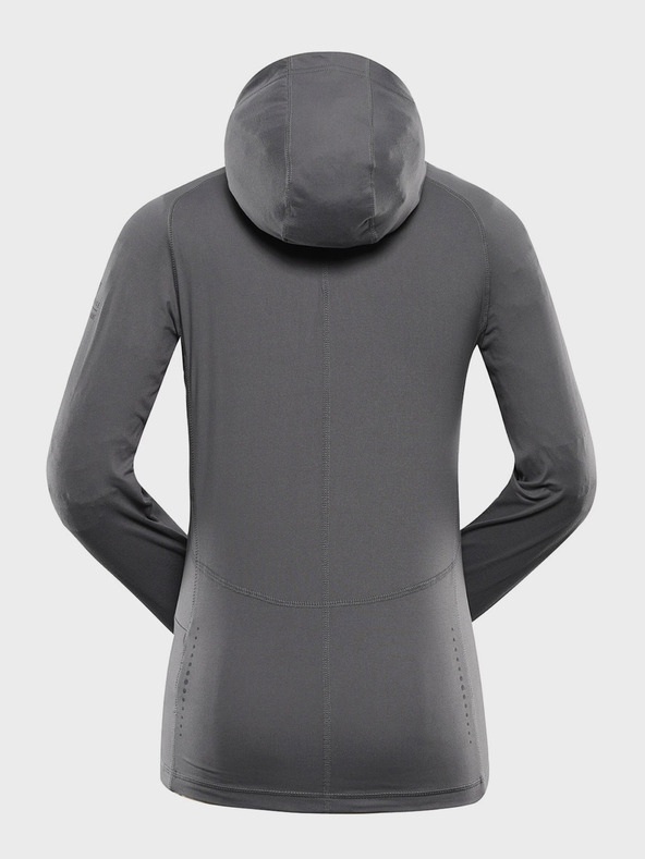 ALPINE PRO Alpine Pro Izara Grigio Felpa da donna ad asciugatura rapida con cappuccio