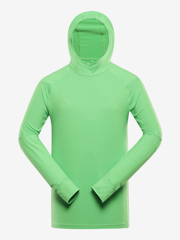 ALPINE PRO Felpa ad asciugatura rapida Alpine Pro Izar verde da uomo