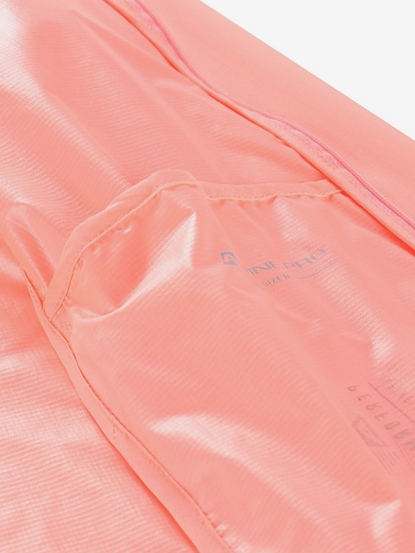 ALPINE PRO Giacca ultraleggera da donna con membrana ALPINE PRO SPINA neon salmone