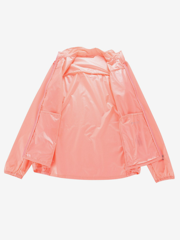 ALPINE PRO Giacca ultraleggera da donna con membrana ALPINE PRO SPINA neon salmone