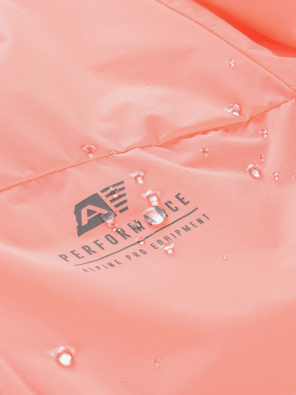 ALPINE PRO Giacca ultraleggera da donna con membrana ALPINE PRO SPINA neon salmone