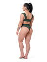 Nebbia Top bikini Miami retro 553 S, verde scuro