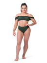Nebbia Top bikini Miami retro 553 S, verde scuro
