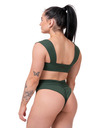 Nebbia Top bikini Miami retro 553 S, verde scuro