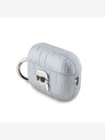 Karl Lagerfeld Karl Lagerfeld Custodia in PU a rilievo per AirPods Pro 2 Argento