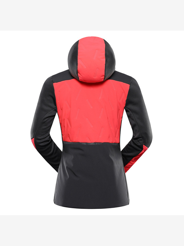 ALPINE PRO Felpa con cappuccio da donna ad asciugatura rapida con cool-dry ALPINE PRO GOMARA rosa diva