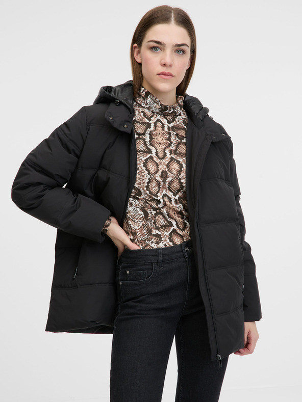 Orsay Giacca invernale nera da donna ORSAY