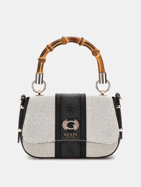 Guess Borsa piccola da donna nera e crema Guess