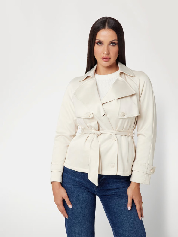 Guess Trench corto da donna Guess color crema