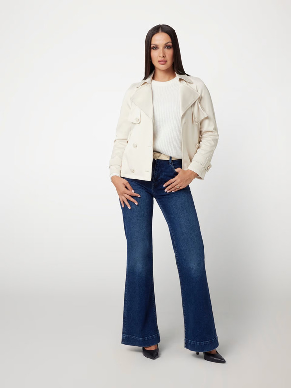 Guess Trench corto da donna Guess color crema