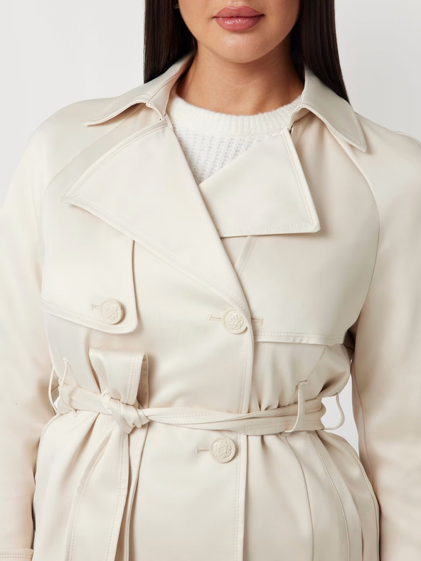 Guess Trench corto da donna Guess color crema