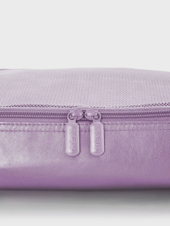 Heys Heys Metallic Packing Cube 5pc set di cinque borse da viaggio in viola chiaro