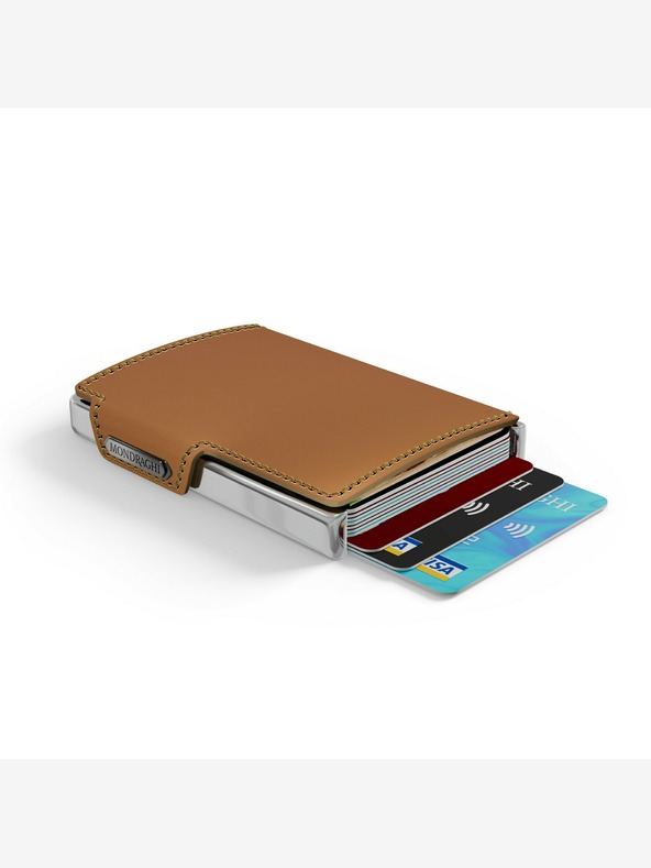 Mondraghi Portafoglio Mondraghi Elegance in pelle marrone