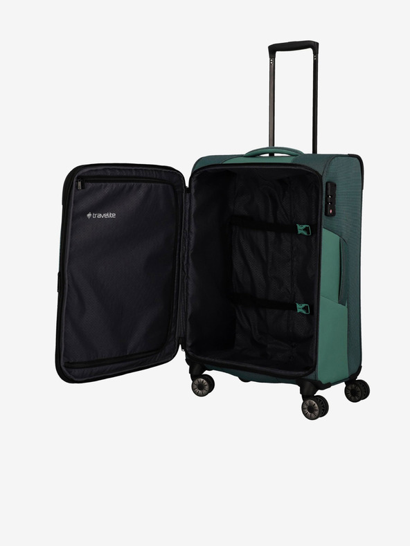 Travelite Valigia Travelite Viia 4w M verde