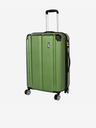 Travelite Set di tre valigie Travelite City 4w verdi S,M,L Verde