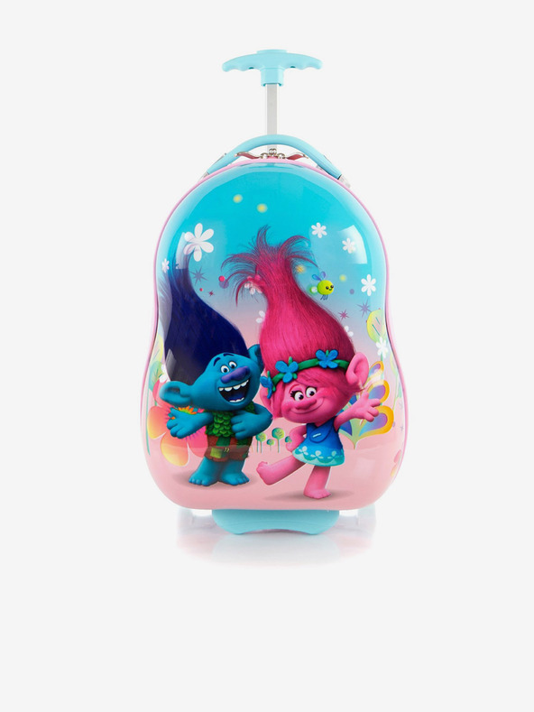 Heys Valigia Heys Kids Trolls turchese blu