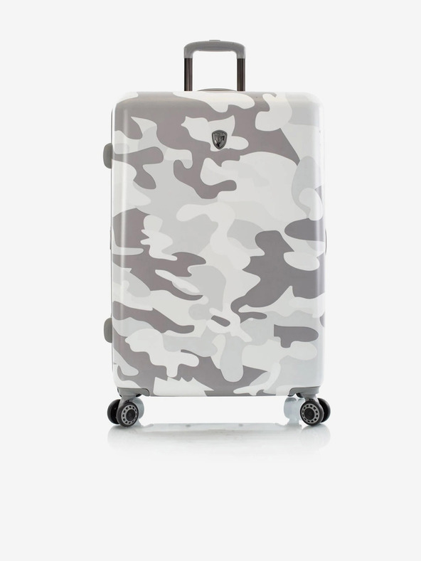 Heys Valigia da viaggio grigia a fantasia Heys White Camo L
