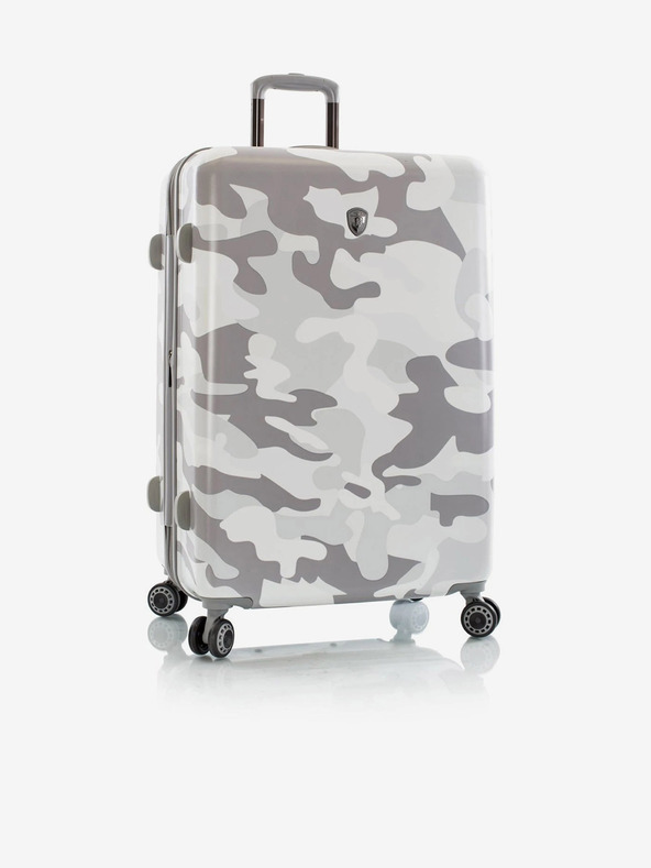 Heys Valigia da viaggio grigia a fantasia Heys White Camo L
