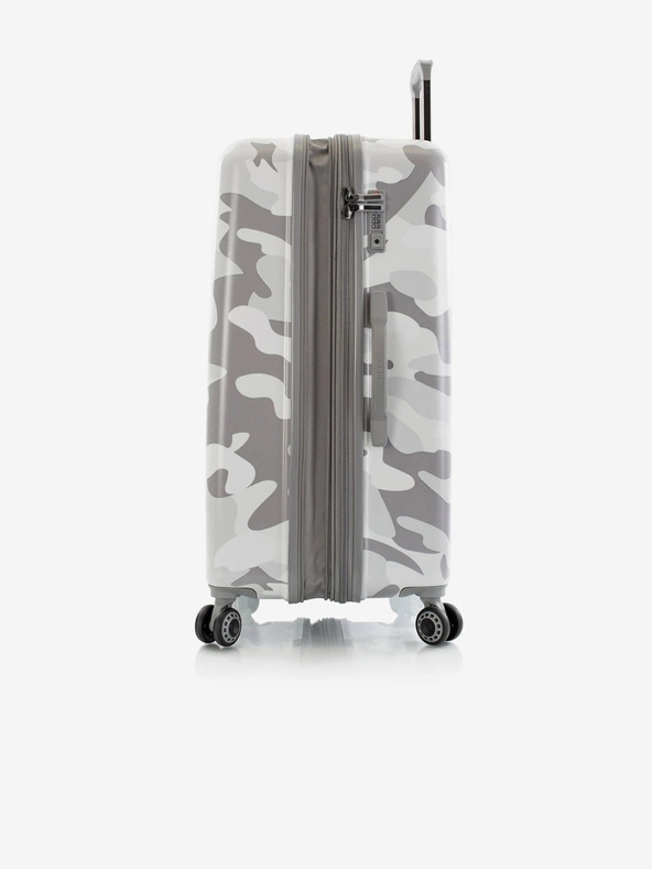 Heys Valigia da viaggio grigia a fantasia Heys White Camo L