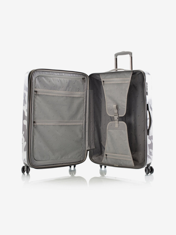 Heys Valigia da viaggio grigia a fantasia Heys White Camo L