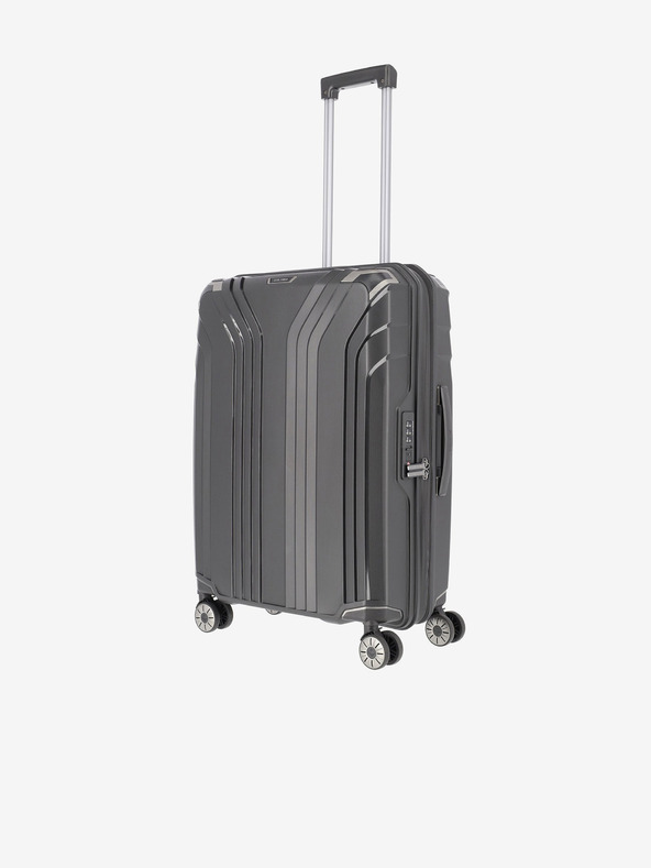 Travelite Set di tre valigie da viaggio Travelite Elvaa 4w S,M,L Nero