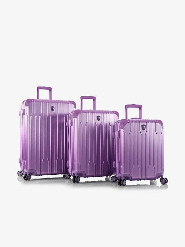 Heys Set di tre valigie da viaggio Heys Xtrak S, M, L viola