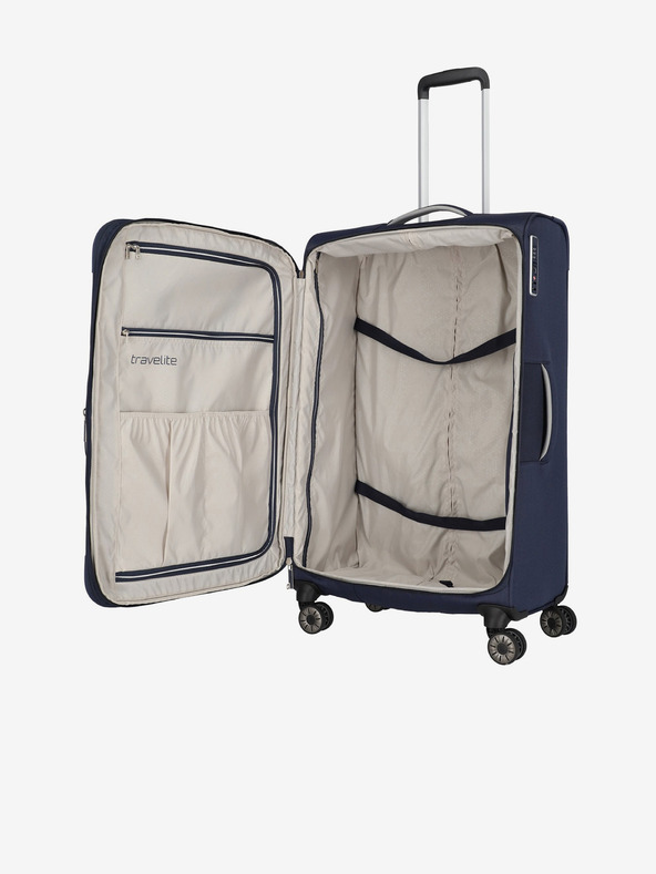 Travelite Valigia da viaggio Travelite Miigo 4w L blu scuro