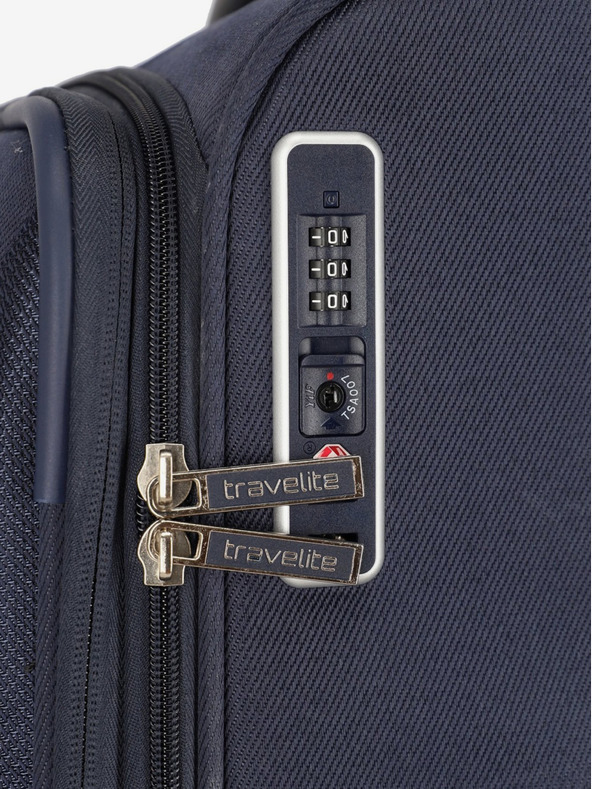 Travelite Valigia da viaggio Travelite Miigo 4w L blu scuro