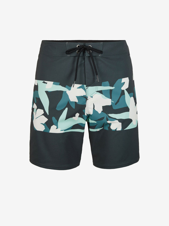 O'Neill O'Neill HYPERFREAK CAMORRO 17'' BOARDSHORTS verde e grigio da uomo a fantasia